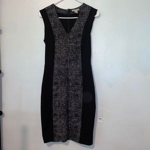 H&M Black and Gray Sheath/ Pencil Dress